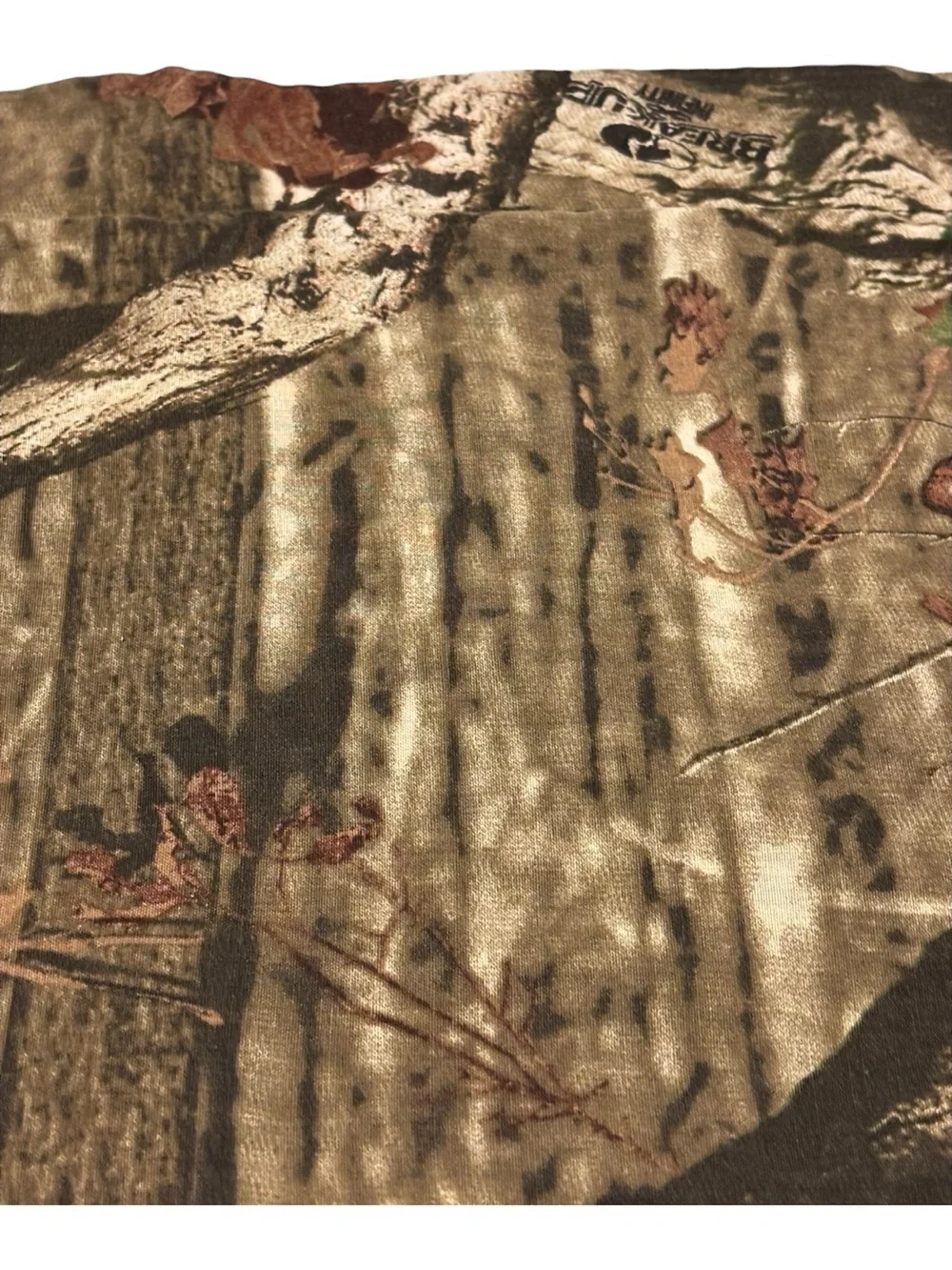 Mossy Oak Break Up Infinity Camo Pillow Case Standard Trees Leaves Brown Green